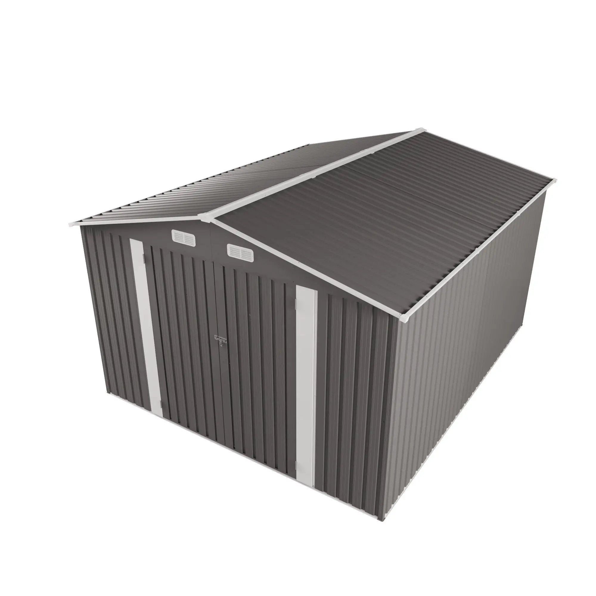 Outdoor Storage Shed With Lockable Doors by HouseOfZazla