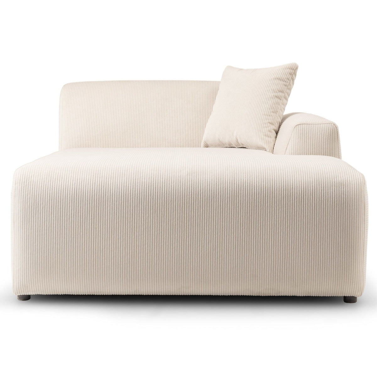 High-Quality Microfiber Sectional Sofa with Deep Seating - Beige or Dark Green, photo 14 of 24