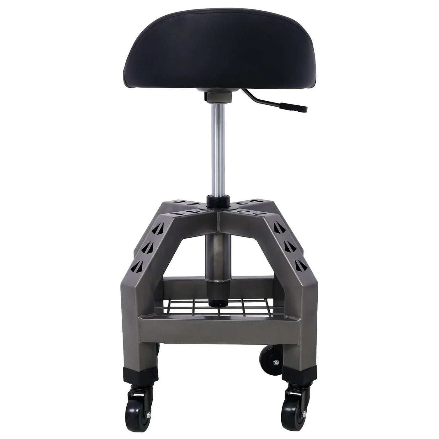 Pneumatic 360 Degree Swivel Stool, Mechanics Rolling Creeper Seat, Heavy Duty Rolling Mechanics Stool, Shop Stool With Casters by HouseOfZazla