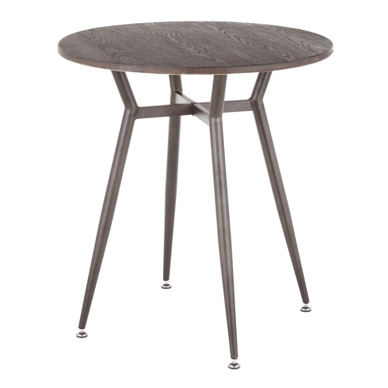 Clara - Industrial Round Dinette Table by Unique Piece Furniture
