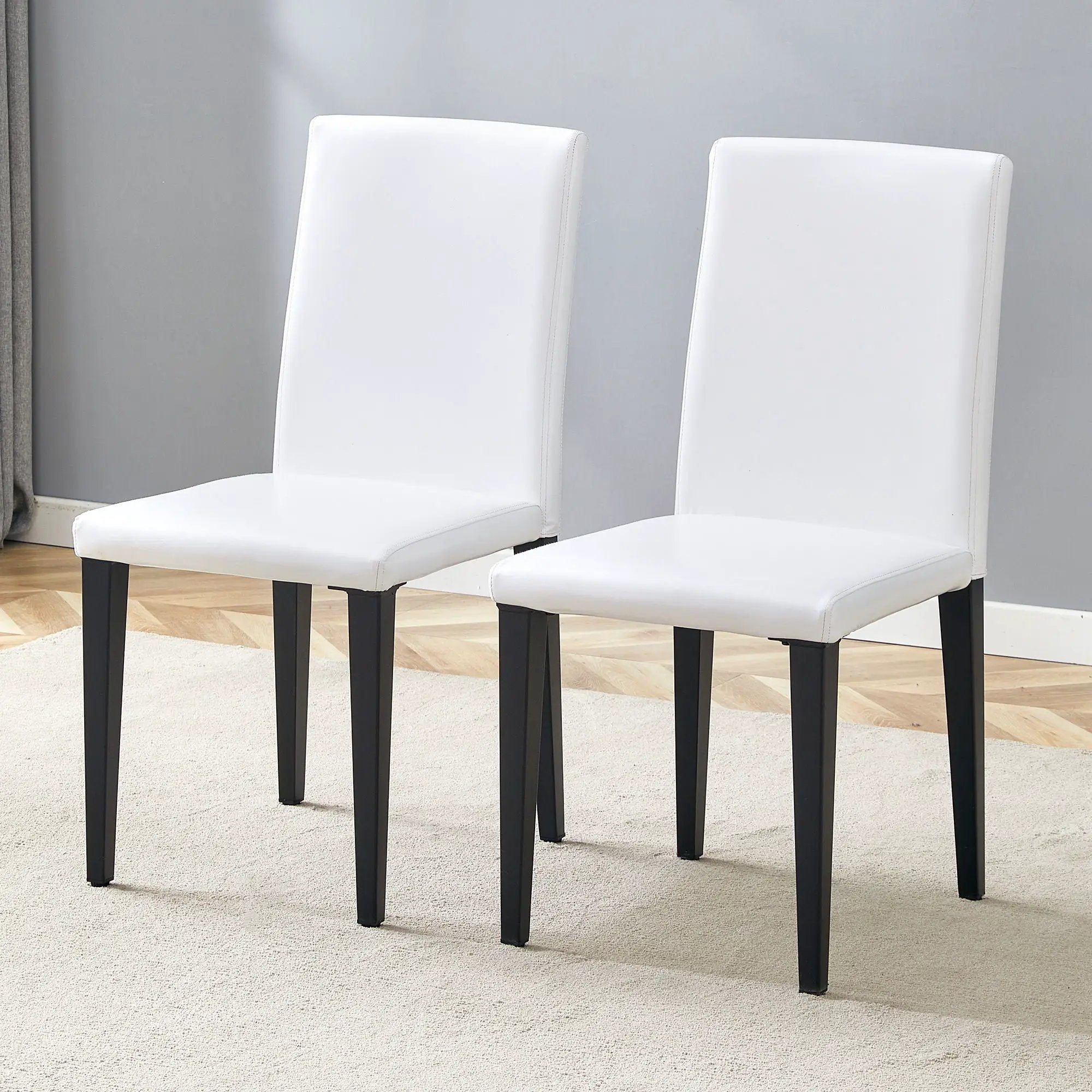 Versatile Dining Chairs With Comfortable Design And Metal Legs by Unique Piece Furniture