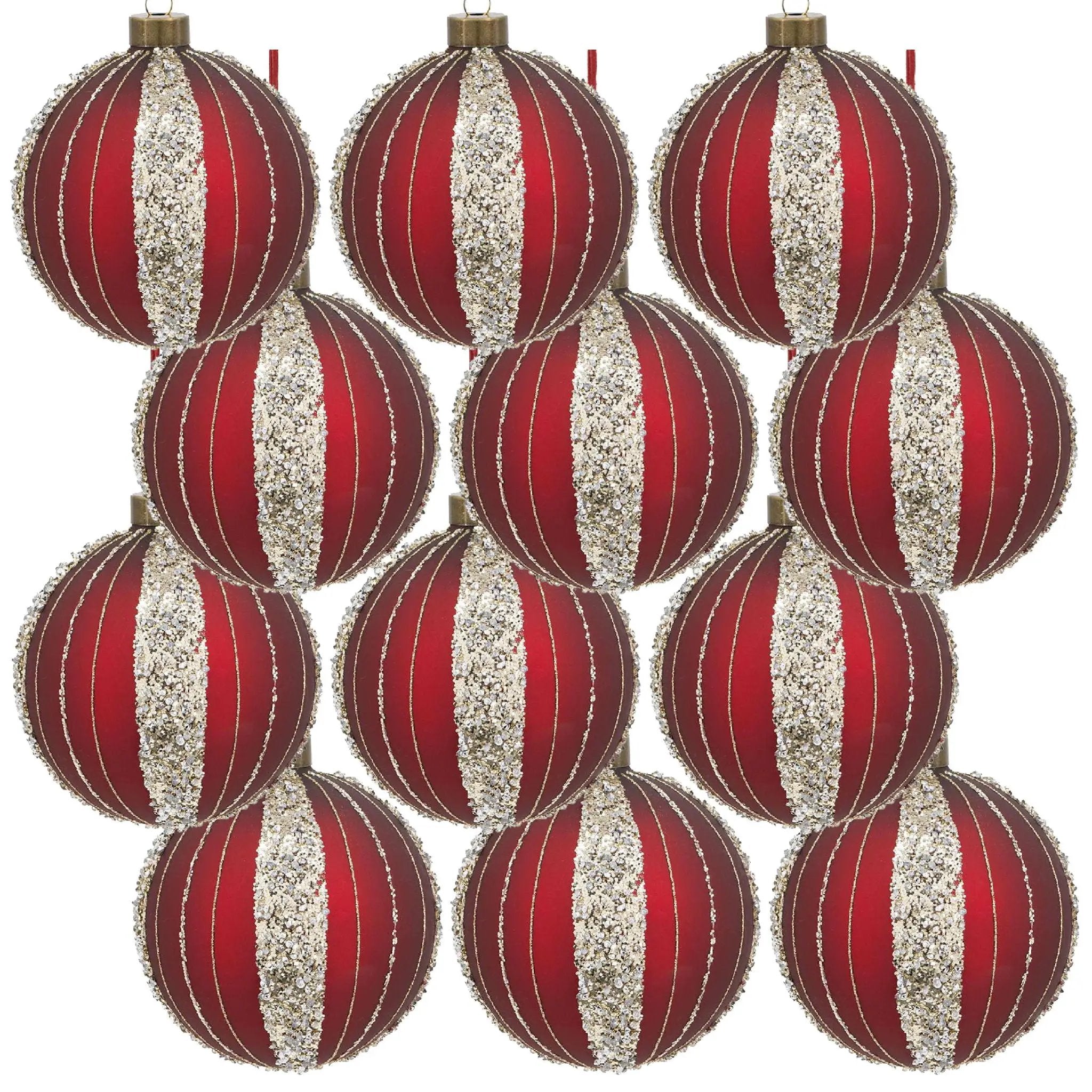 Christmas Ball Ornaments Tree Ornaments For Holiday Party Decorations by HouseOfZazla