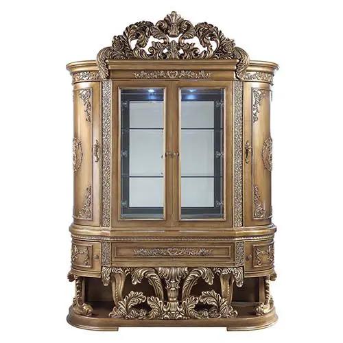 Constantine - Curio - Gold by Unique Piece Furniture