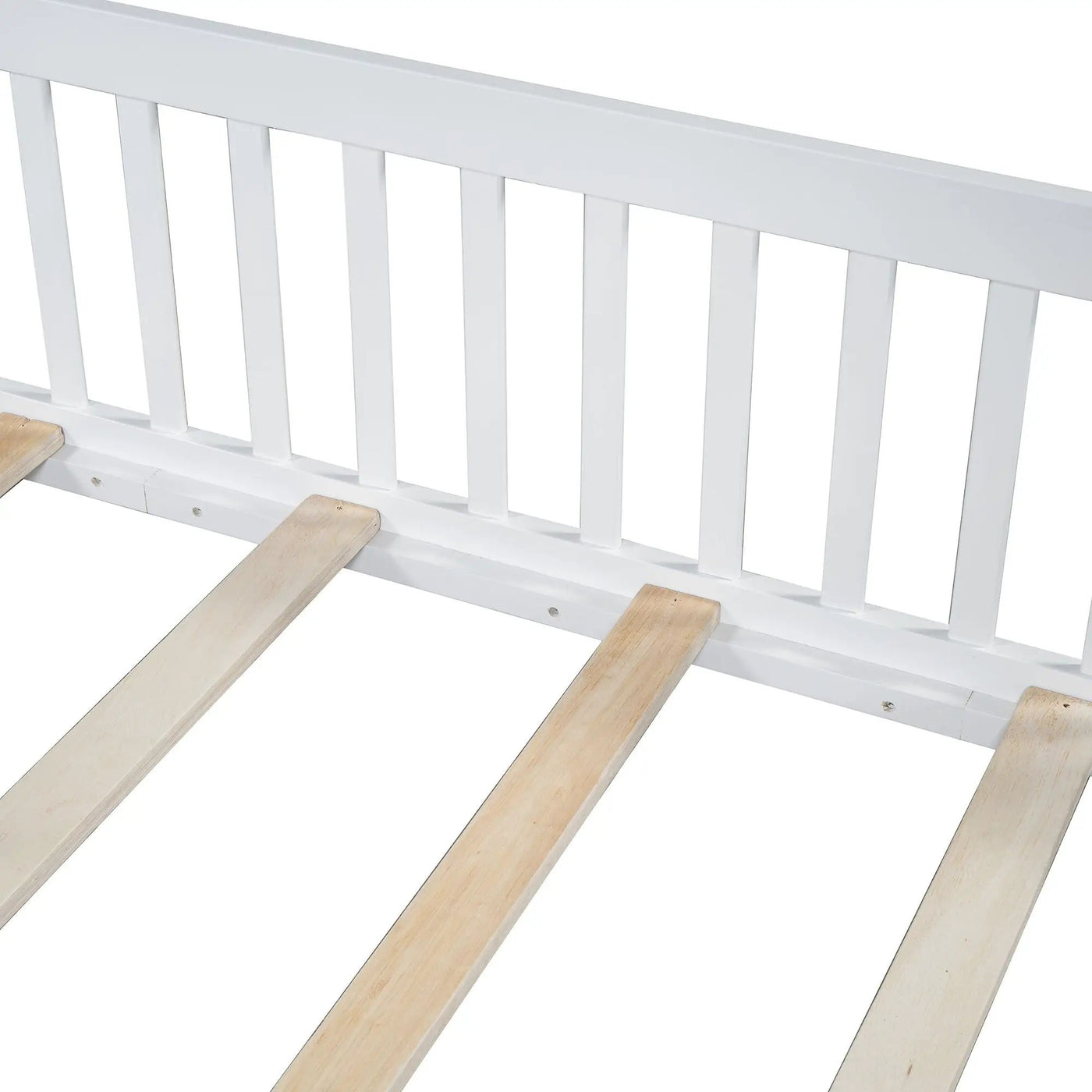 House Platform Bed With Guardrail by HouseOfZazla