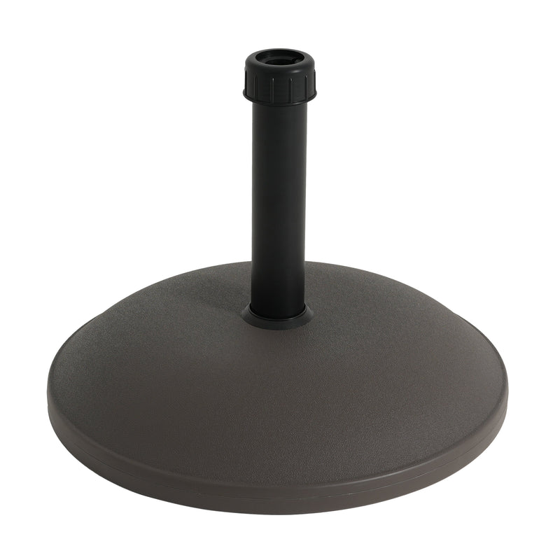 Ander Outdoor 68-Pound Round Umbrella Base - Brown by HouseOfZazla