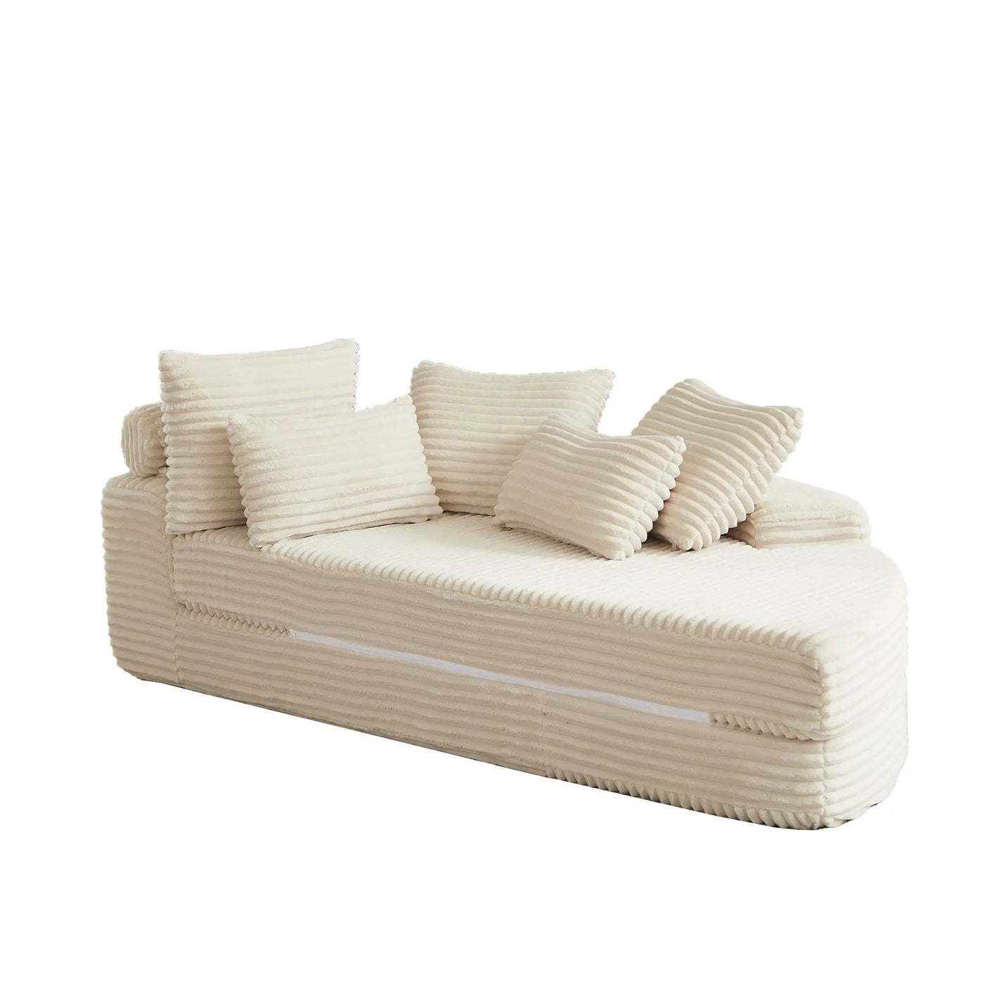 Semi Circular 2 In 1 Sofa Bed With Neck Pillow by HouseOfZazla