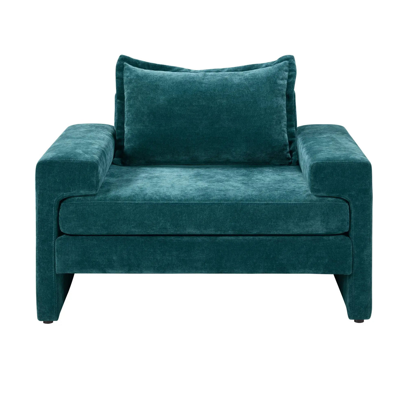Upholstered Accent Chair With Wide Armrests And Ergonomic Back Support by HouseOfZazla