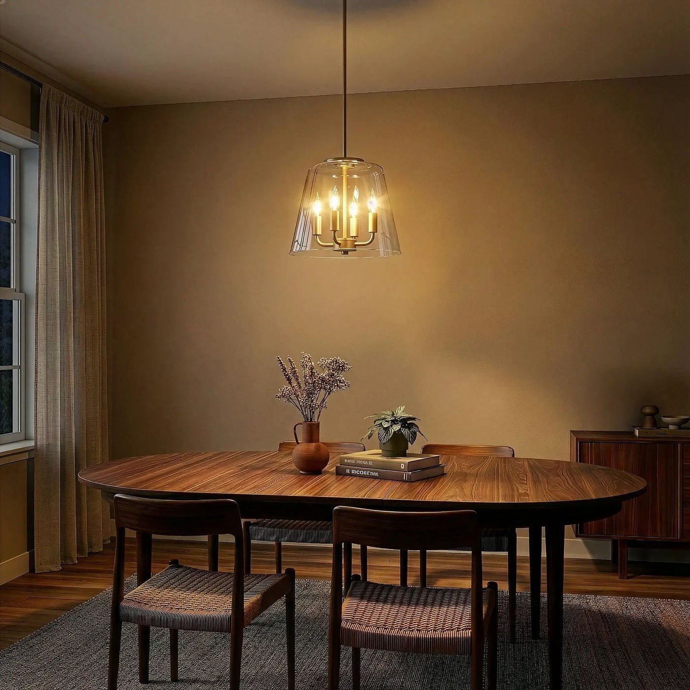 Soiree - 4 Candle Lights Pendant by Unique Piece Furniture