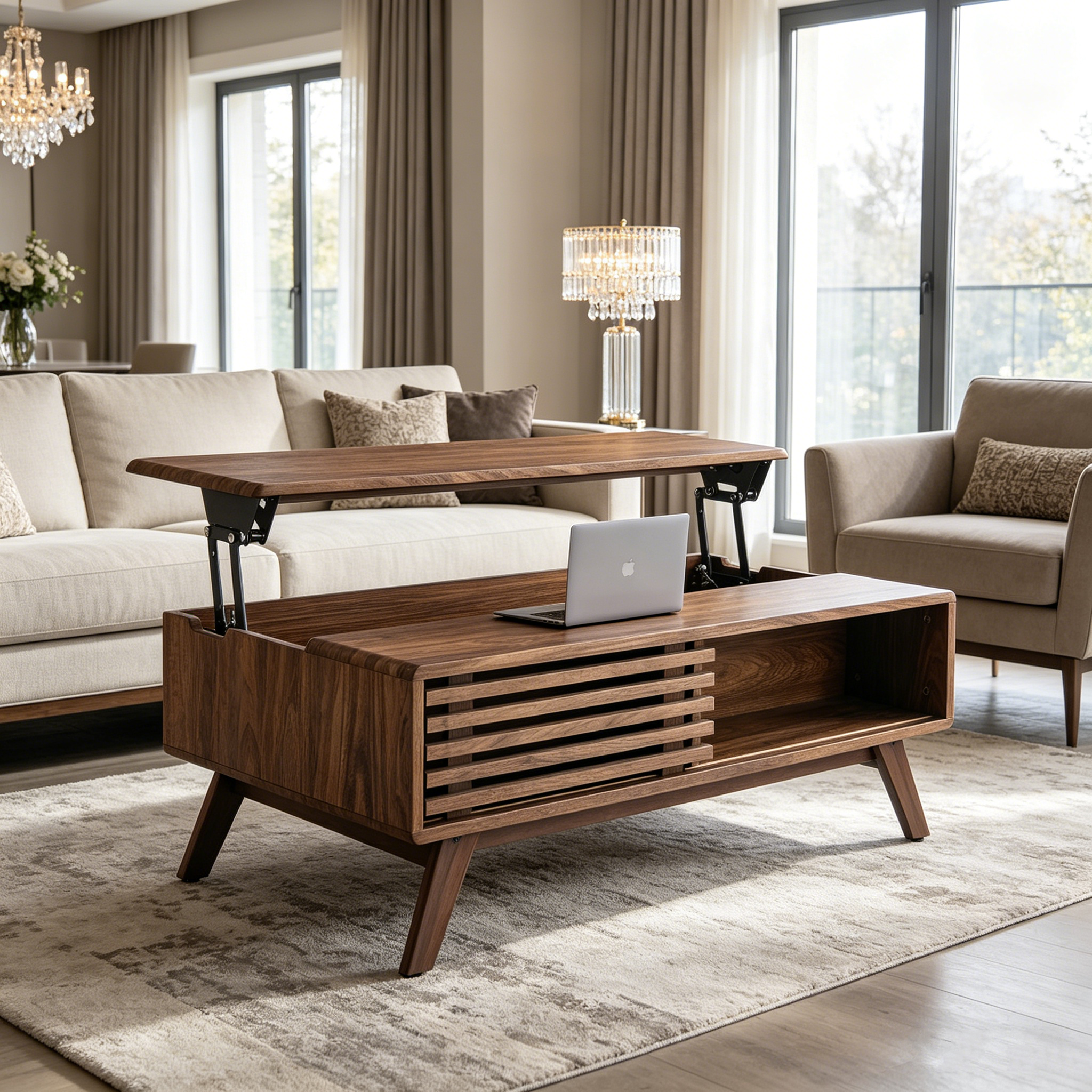 39.37" Mid-Century Coffee Table by HouseOfZazla