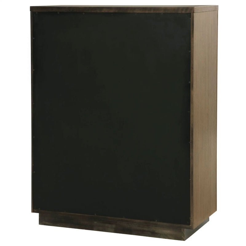 Moraga - 5 Drawer Chest Of Drawers - Ash Brown by HouseOfZazla