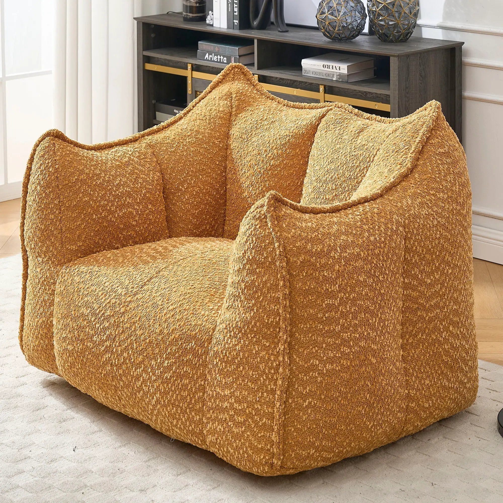 Comfortable Chenille Sofa Chairs With Highly Resilient Foam by HouseOfZazla