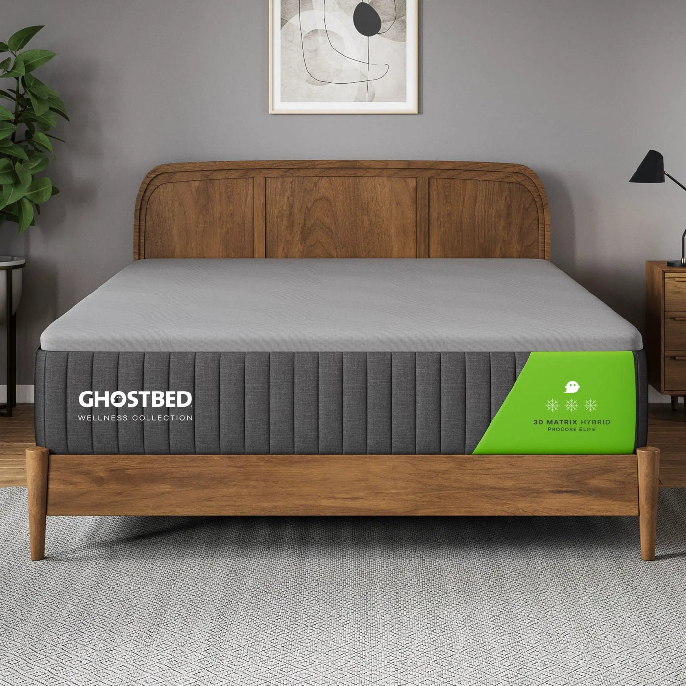 3D Matrix - 12" Hybrid Mattress, Medium Plush Feel by HouseOfZazla