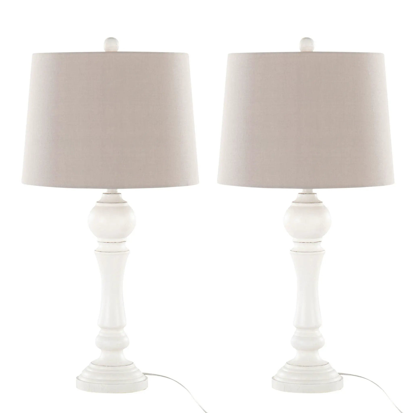 Winston - Farmhouse Poly Table Lamp (Set of 2) by HouseOfZazla