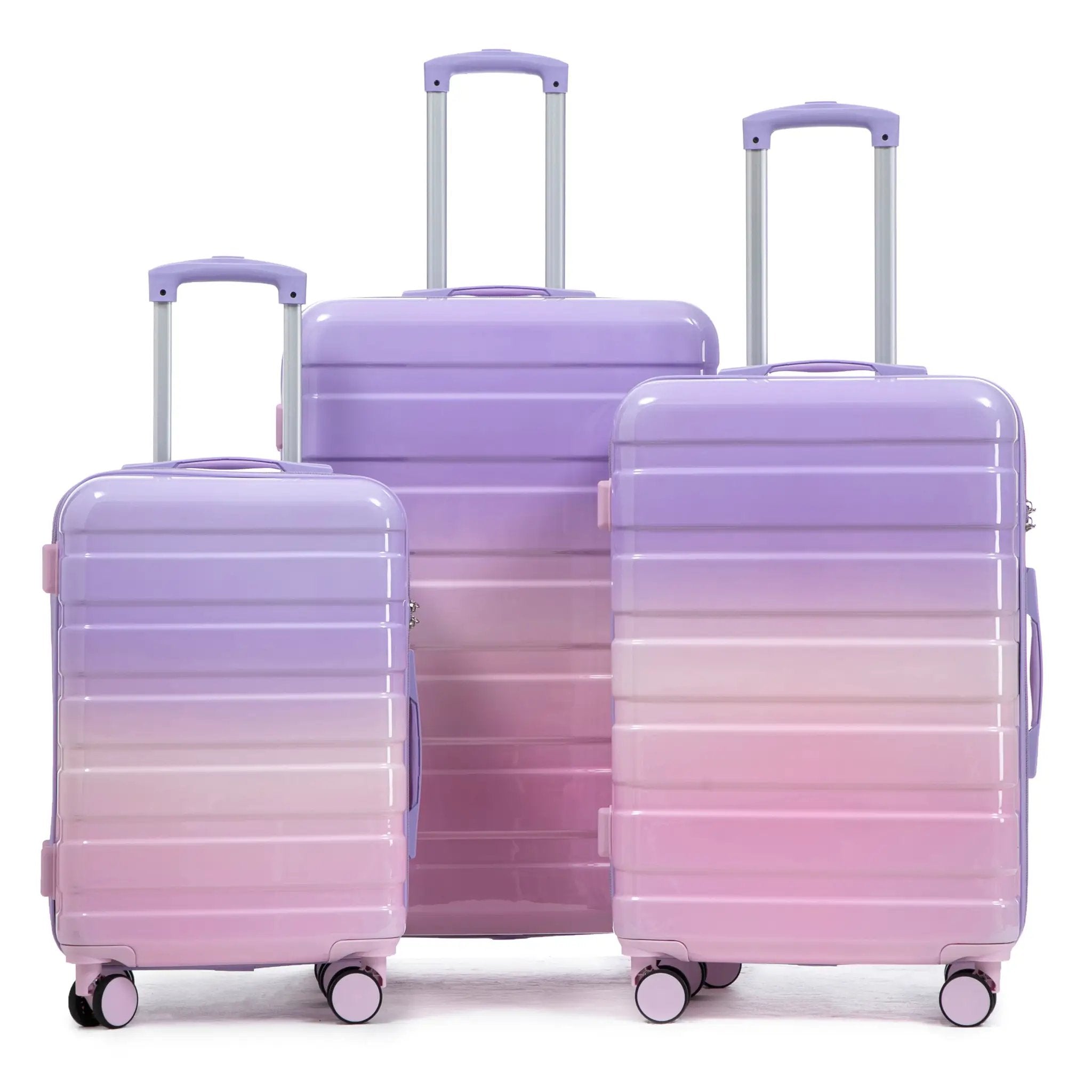20'/24'/28' 3-Piece PC Spinner Wheel Luggage Set by HouseOfZazla