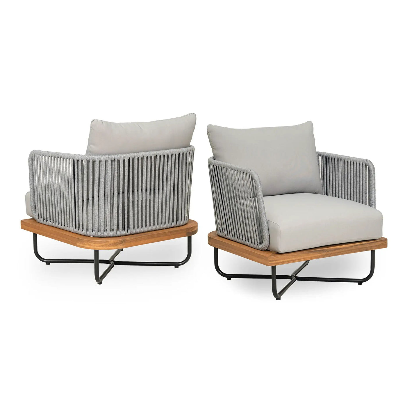 Lucca Outdoor Acacia Wood Chair by HouseOfZazla