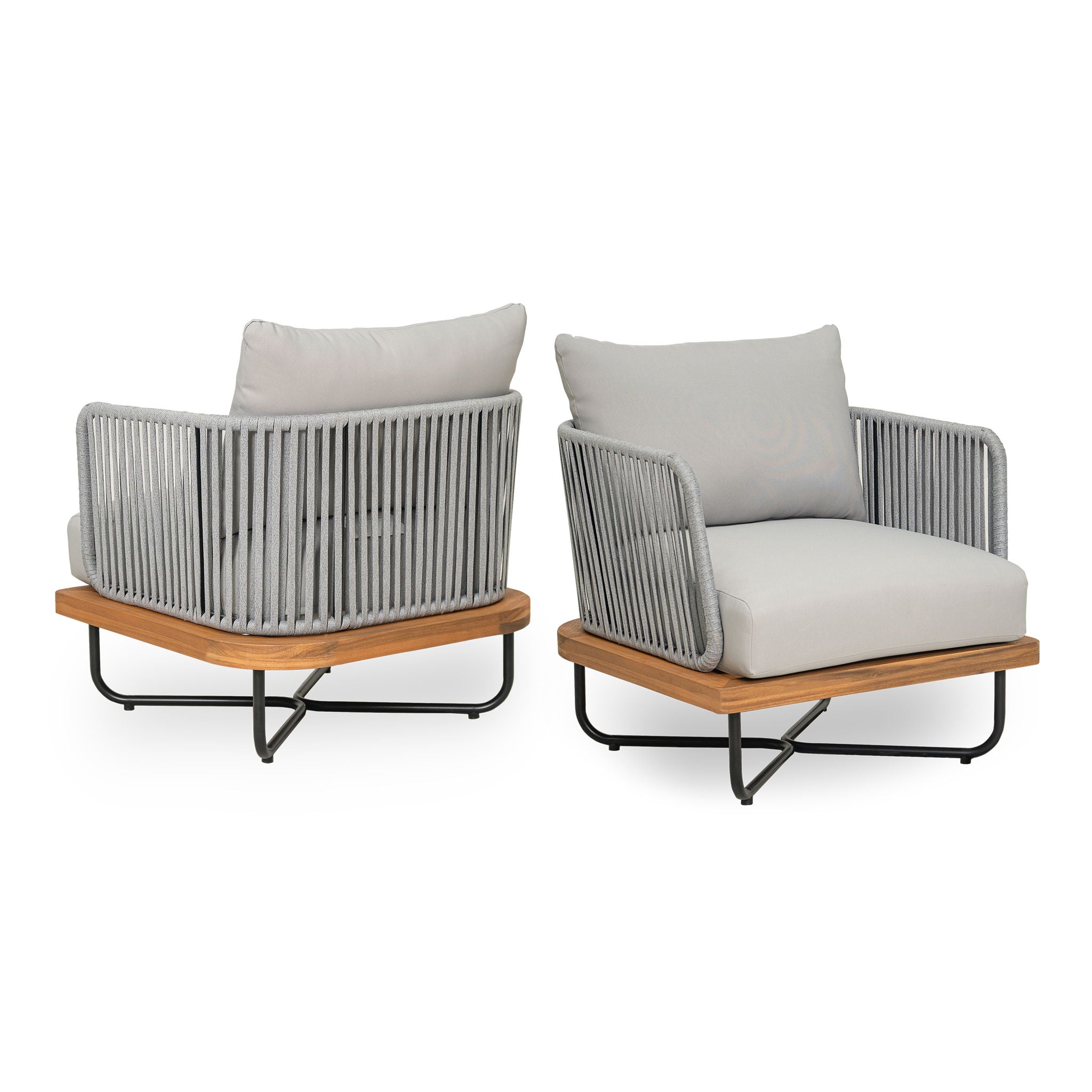 Lucca Outdoor Acacia Wood Chair by HouseOfZazla