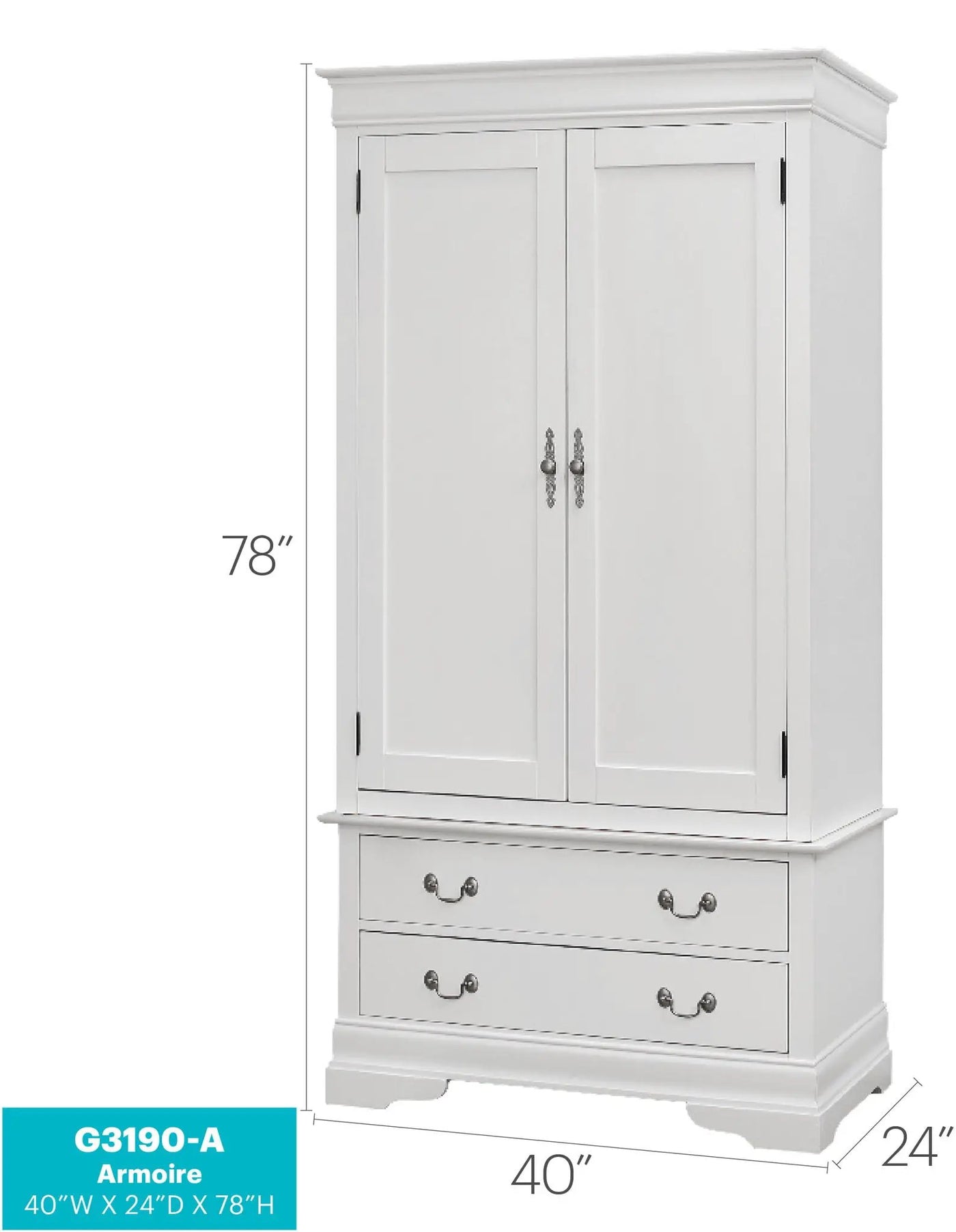Elegant Traditional Armoire by HouseOfZazla