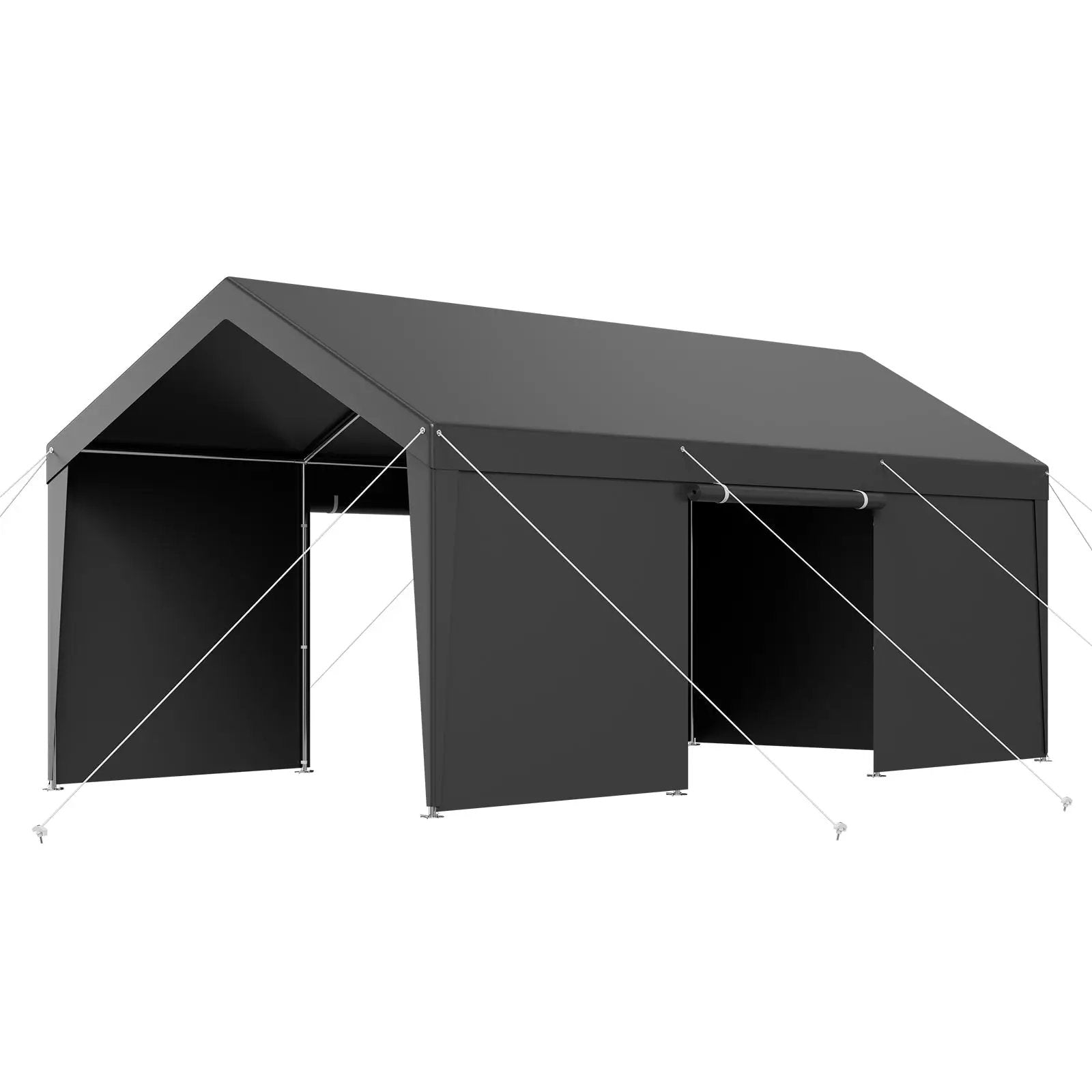 Carport Car Canopy 12x20FT Heavy Duty Outdoor Car Shelter with Sidewalls by HouseOfZazla