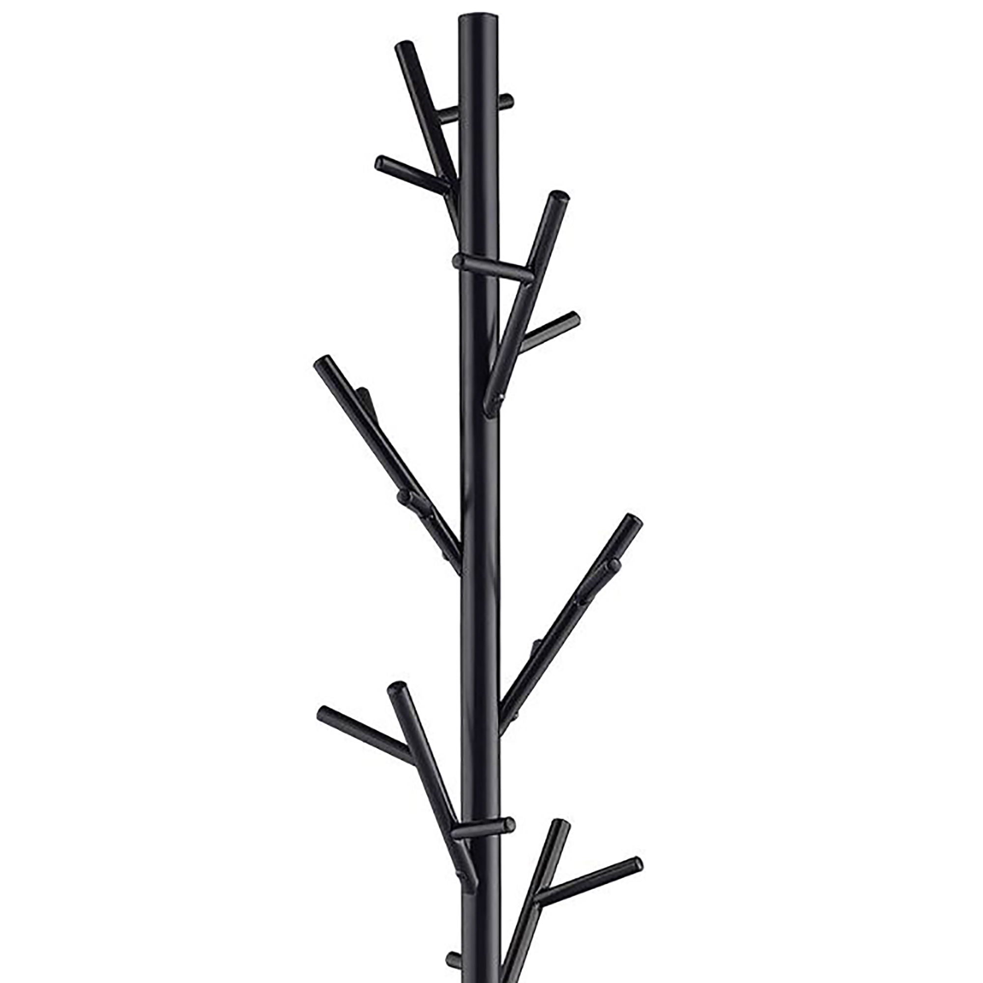 Tree Branch Coat Rack With 18 Hooks - Black by HouseOfZazla