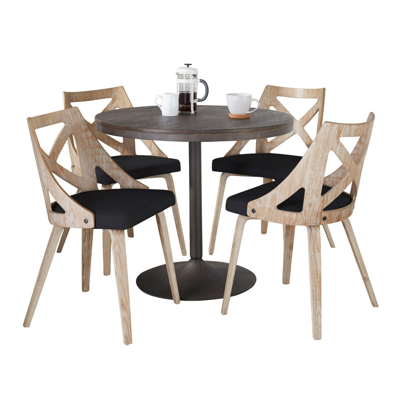 Dakota Charlotte - 5 Piece Contemporary Dining Set by HouseOfZazla