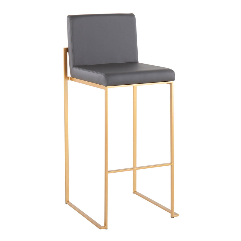 Fuji - Contemporary Design High Back Barstool by Unique Piece Furniture