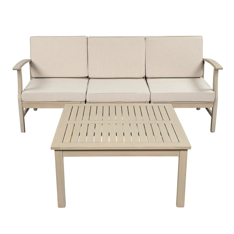 Perla 3 Seater Sofa and Table Set by HouseOfZazla