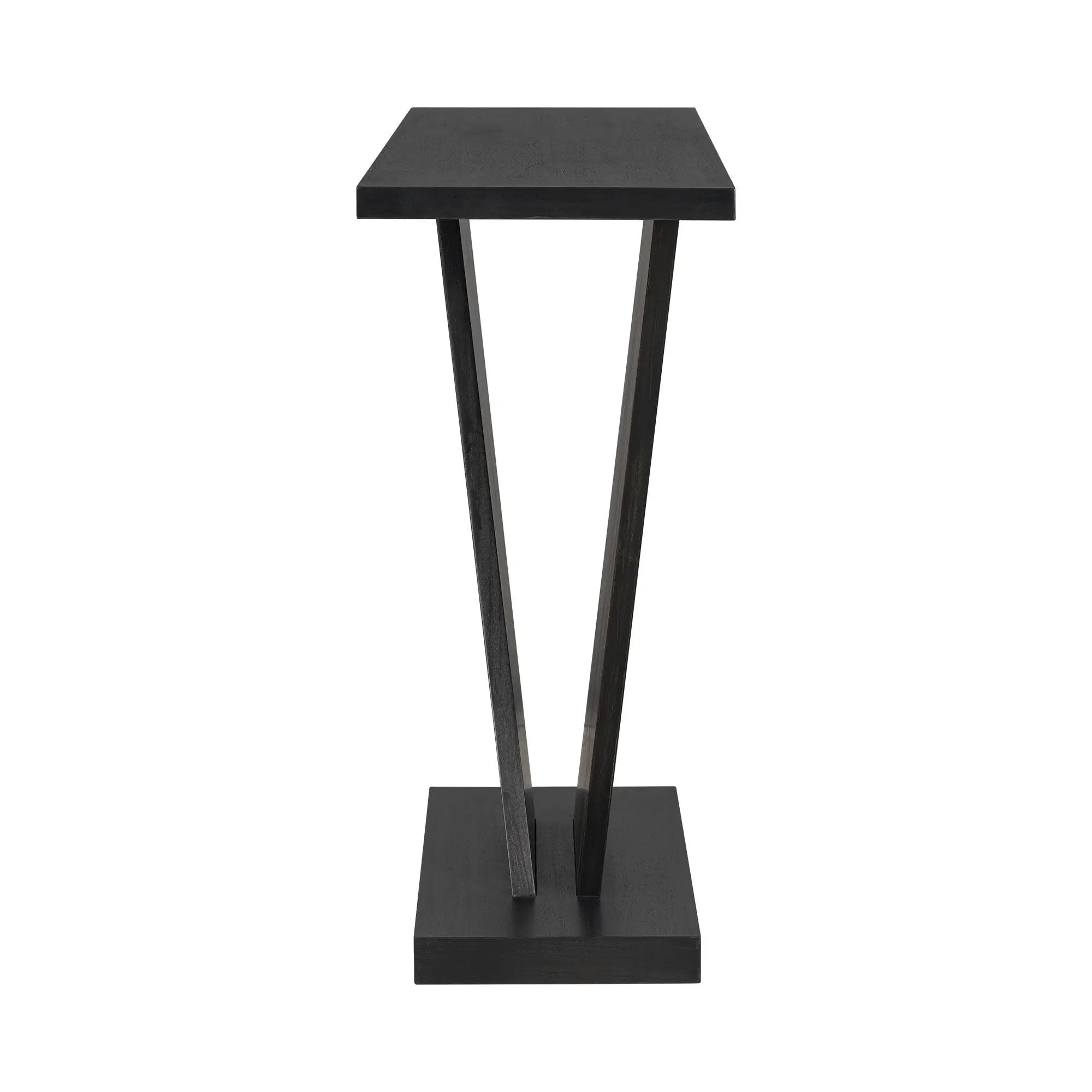 Console Table With V Shape Base, Sculptural Entryway Accent by HouseOfZazla