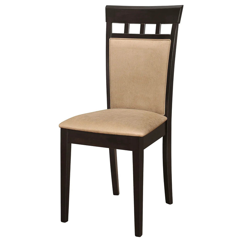 Gabriel Closed Back Dining Side Chair Cappuccino (Set of 2) by Unique Piece Furniture