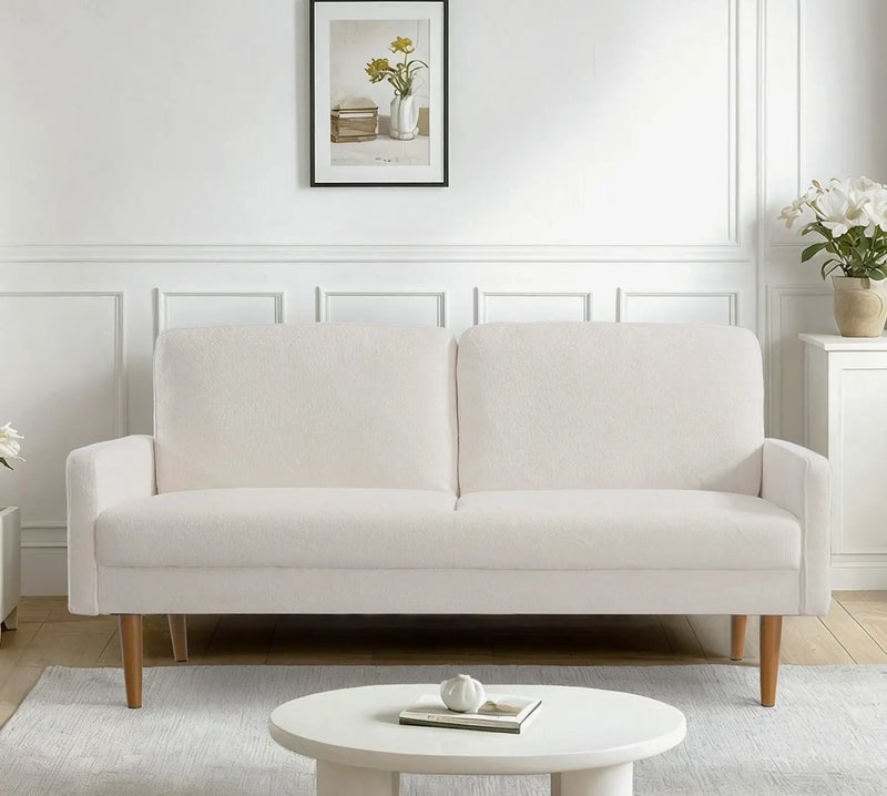 Sofa, European Style With Sleek Design, Modern & Vintage Flair, Upholstered 3 Seater Couch by HouseOfZazla