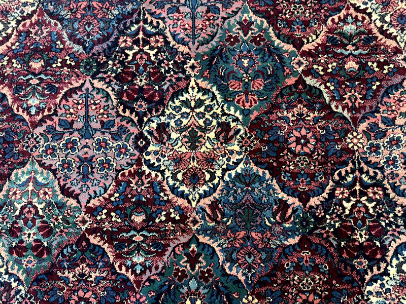 Multicolor Panel Kirman Rug 8x11 by Jewel Rugs
