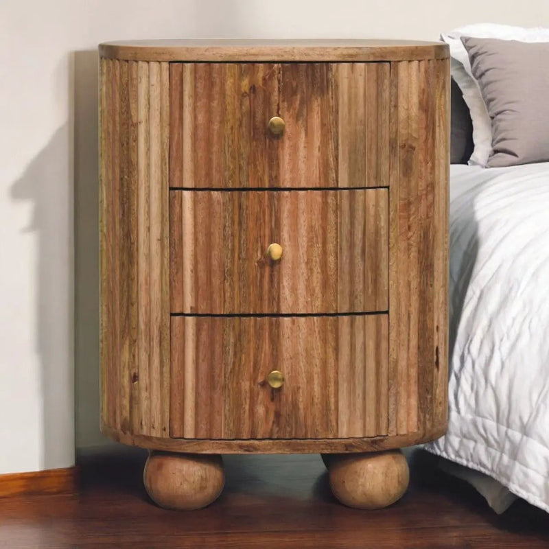 Soba - Ball Drawer Bedside Table by HouseOfZazla
