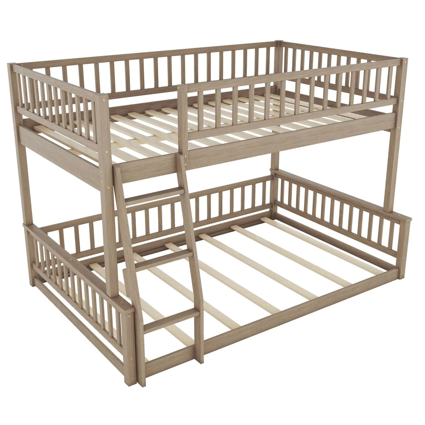 Bunk Bed With Ladder And Guardrails by HouseOfZazla