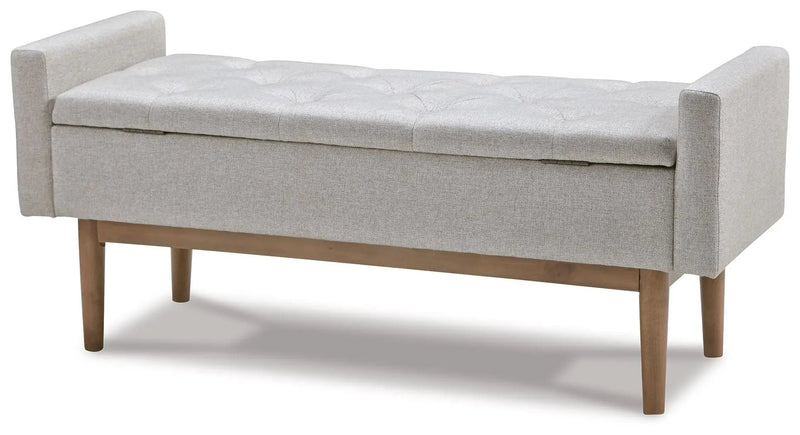 Briarson - Storage Bench - Beige / Brown by Unique Piece Furniture