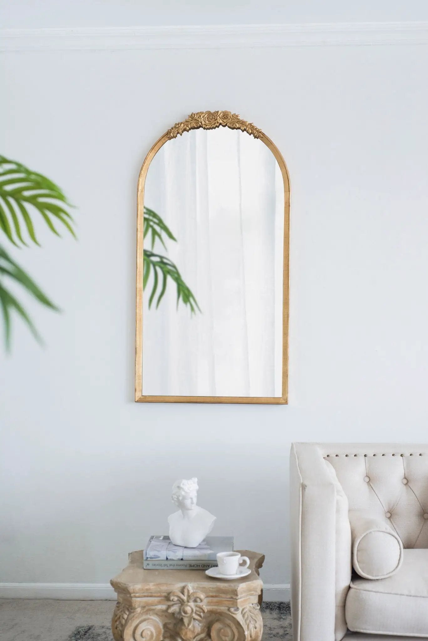 Wood Floor Mirror, Full Body Mirror Dressing Make Up Mirror For Bathroom by HouseOfZazla