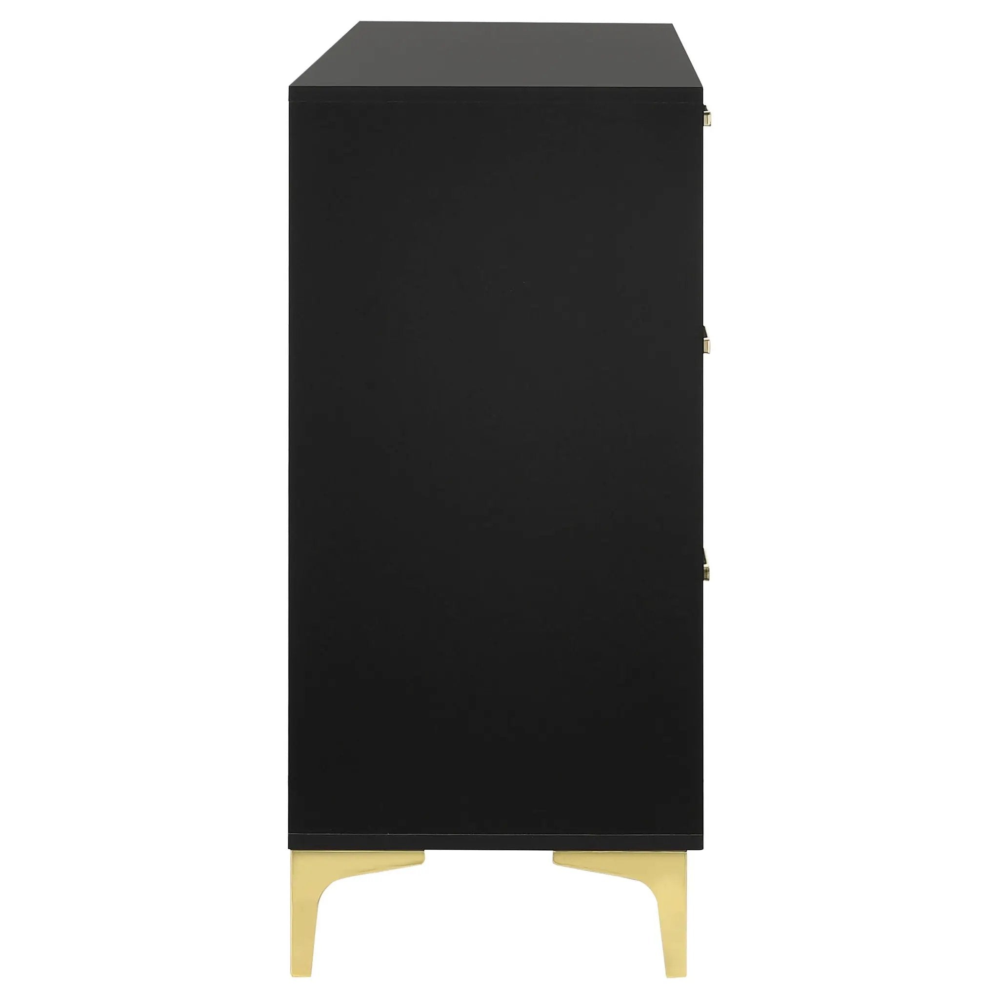 Kendall 6-drawer Dresser Black by Unique Piece Furniture