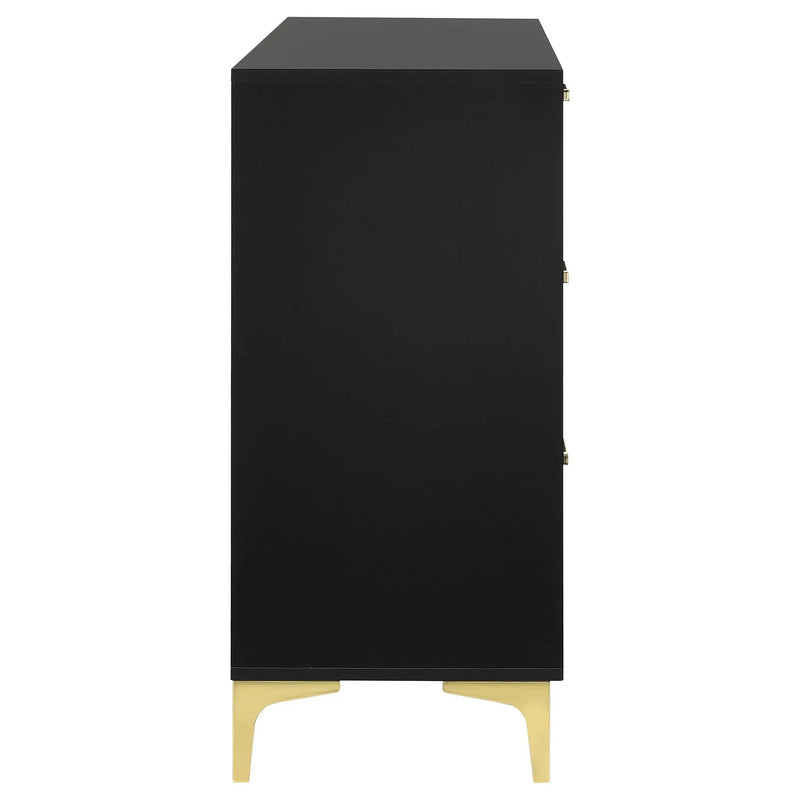 Kendall 6-drawer Dresser Black by Unique Piece Furniture