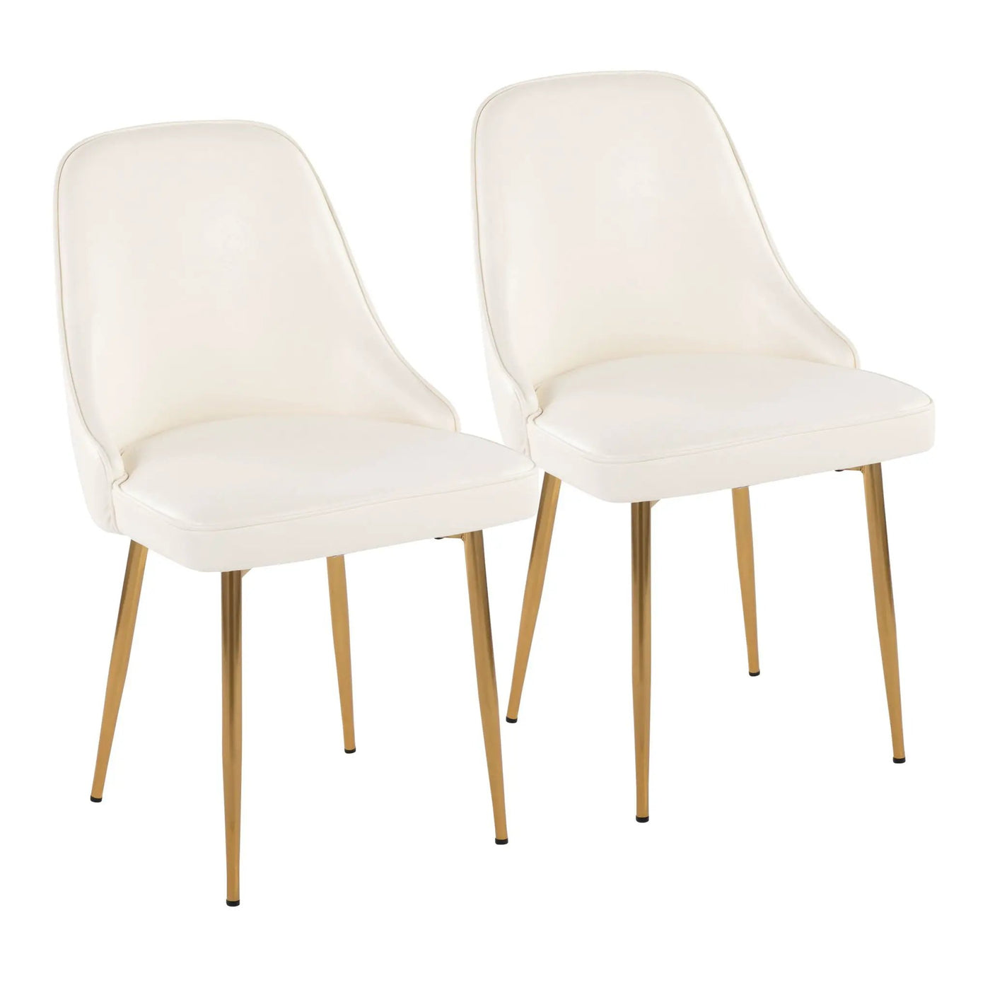 Marcel - Contemporary / Glam Dining Chair (Set of 2) by HouseOfZazla
