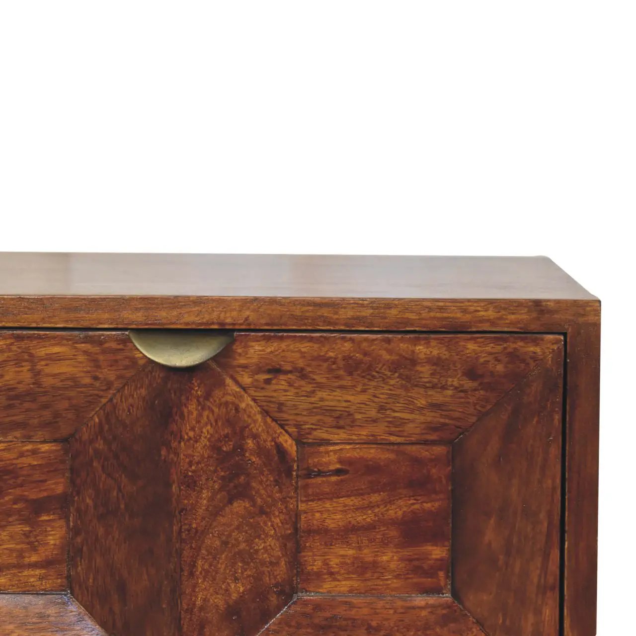 Solid Wood Quad Nightstand, 2-Drawers by HouseOfZazla