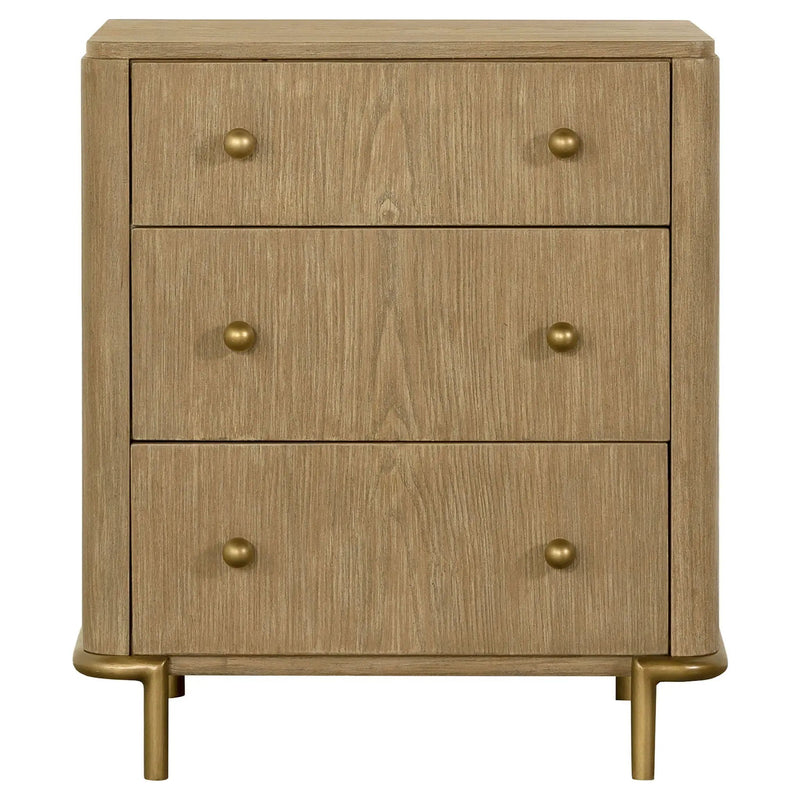 Arini 4-piece Eastern King Bedroom Set Cream and Sand Wash by Unique Piece Furniture