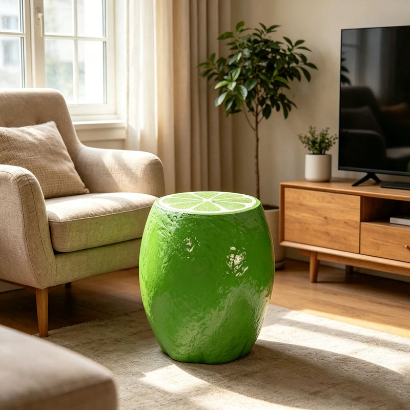 Novelty Lime Stool & Accent Table by HouseOfZazla