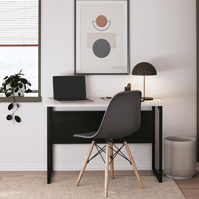Sorina - Writing Desk - White / Light Oak by Unique Piece Furniture