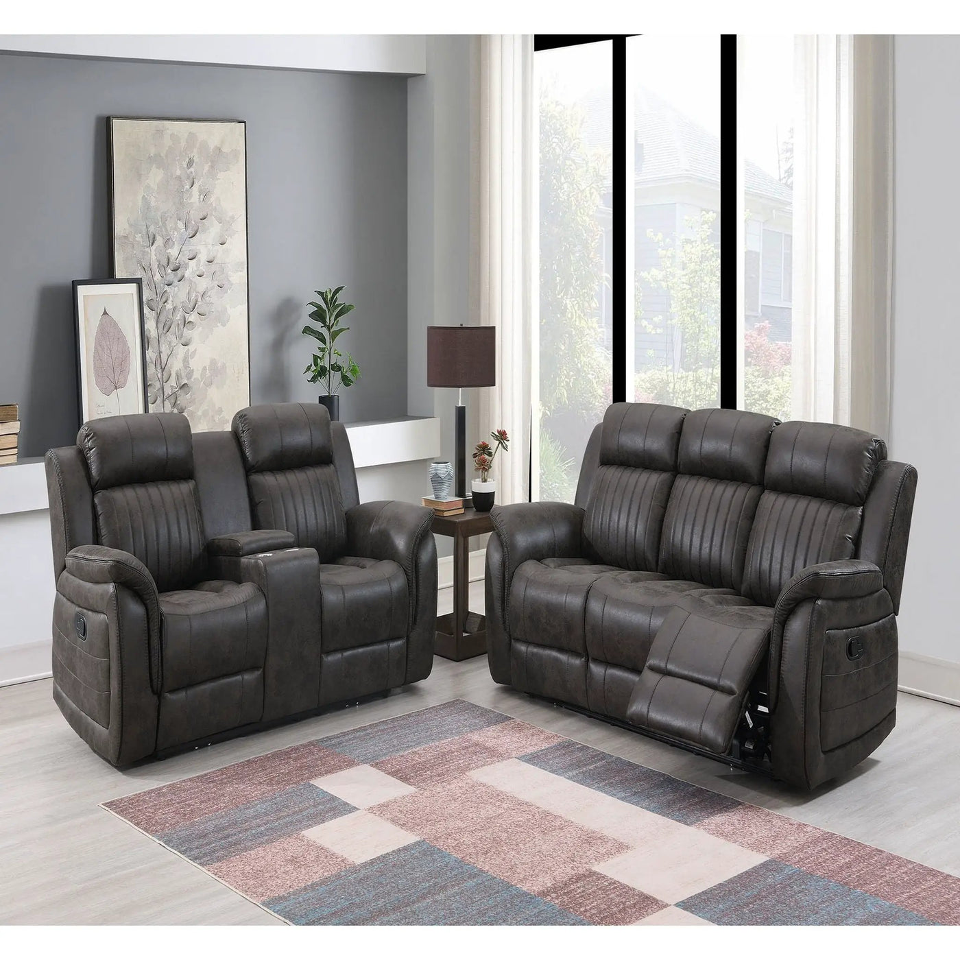 Steban - Transitional Style Living Room Set by HouseOfZazla