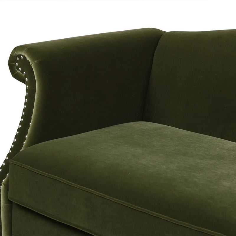 Elaine - Camel Back Small Space Sofa by HouseOfZazla