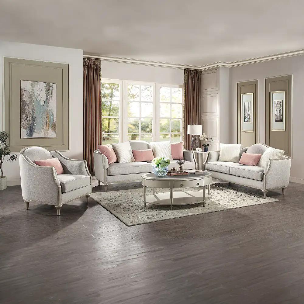 Kasa - Coffee Table - Sintered Stone Top & Champagne by Unique Piece Furniture