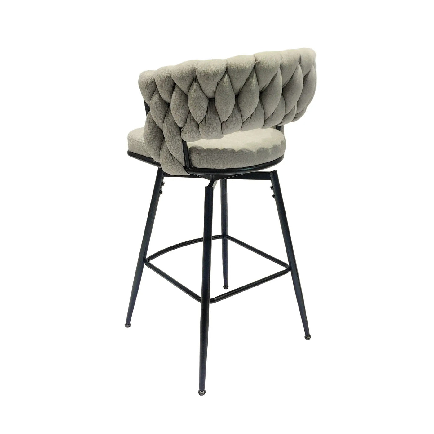 Bar Stool 360 Swivel With Back Footrest by HouseOfZazla