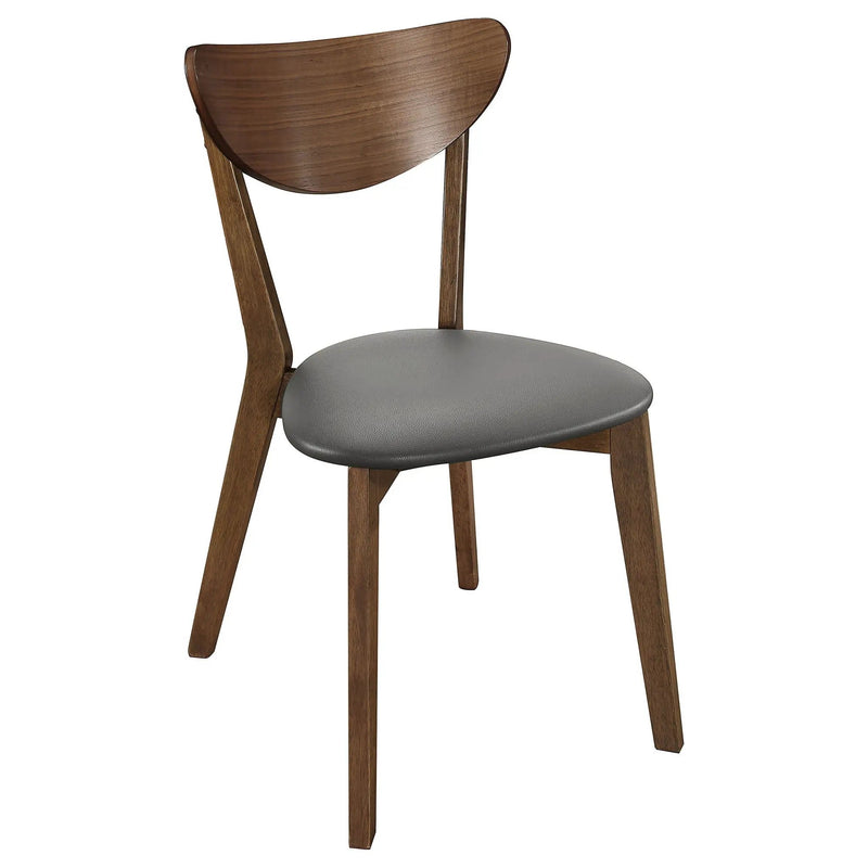 Karri 2-piece Home Office Computer Desk and Chair Set Walnut by Unique Piece Furniture