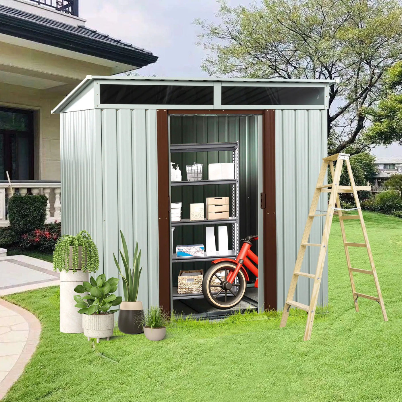 Outdoor Storage Shed by HouseOfZazla