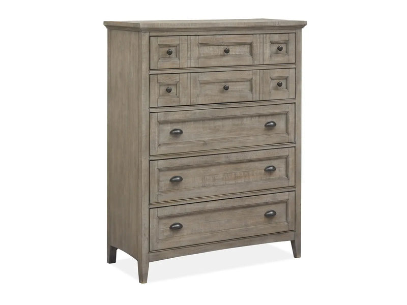 Paxton Place - Wood Drawer Chest - Dove Tail Gray
