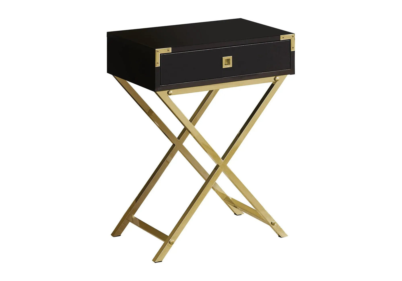 Accent Side Table with Storage Drawer by HouseOfZazla