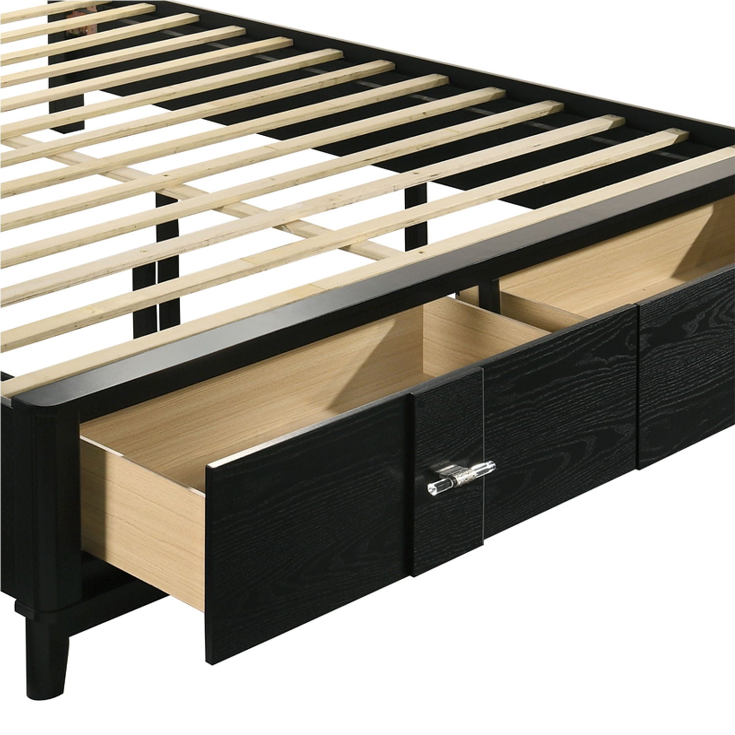 Opel - Storage Bed With LED Headboard by HouseOfZazla
